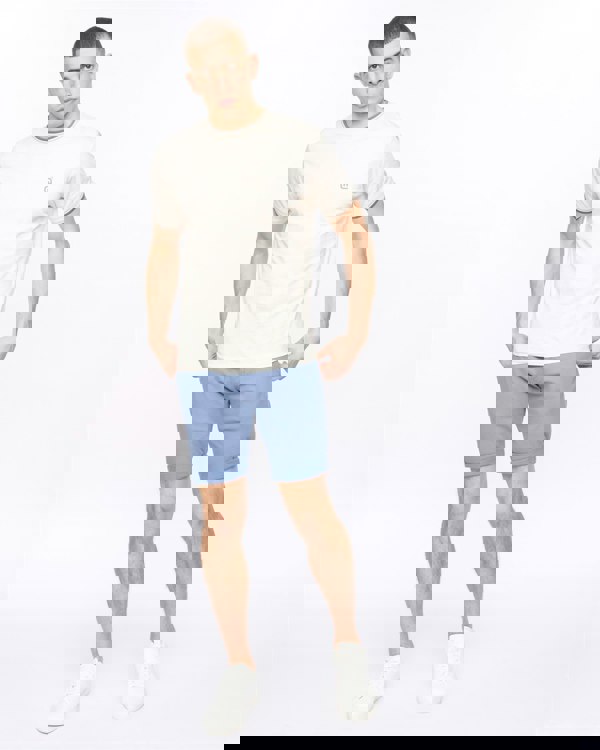Crosshatch Sinwood Chino Shorts Pale Blue