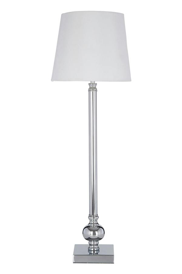 Ursula Table Lamp With Off White Silk Shade