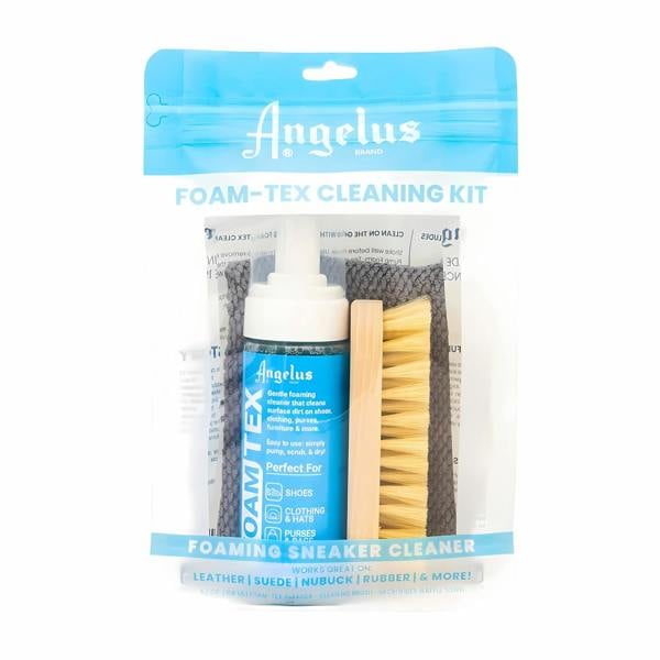 Angelus Foam Tex Kit - Complete Cleaning System for Delicate Materials