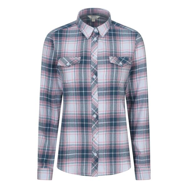 Mountain Warehouse Womens/Ladies Willow Flannel Shirt - Off White - 