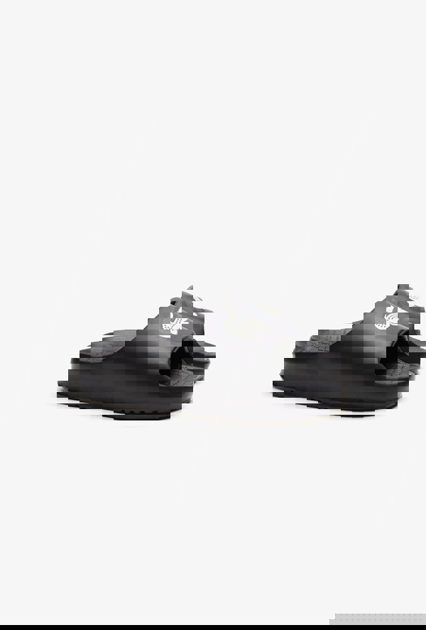 Lacoste Men's Serve Slide 2.0 Evo Synthetic Slides - Black