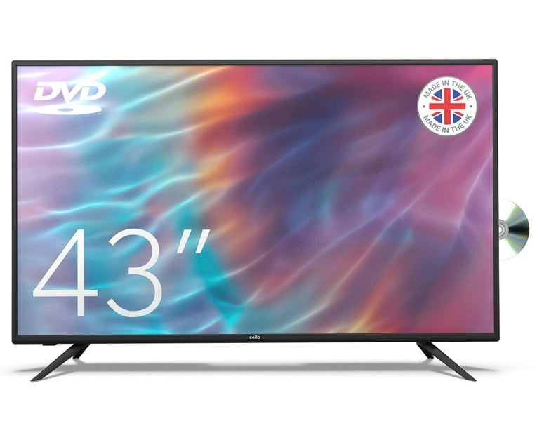 Cello  C4320F 43" Full HD LED TV with built in DVD Player and Freeview HD, Built in Satellite Receiver