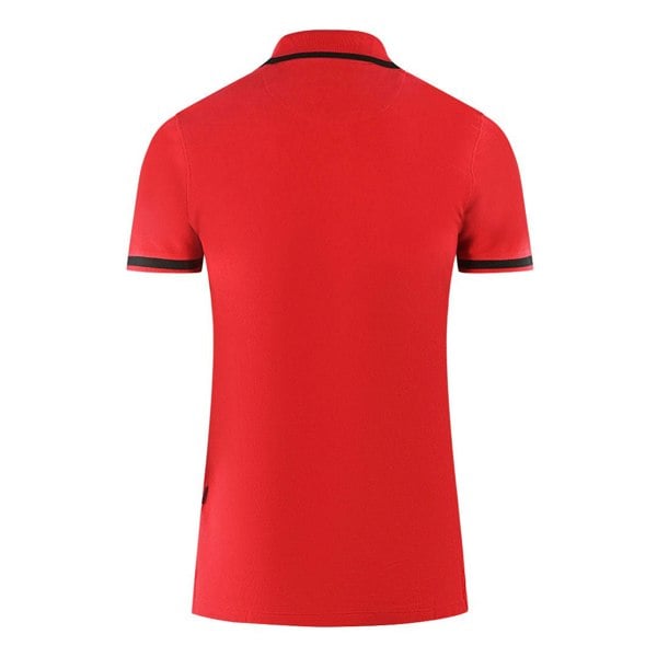 Aquascutum London Union Jack Polo Shirt - Red