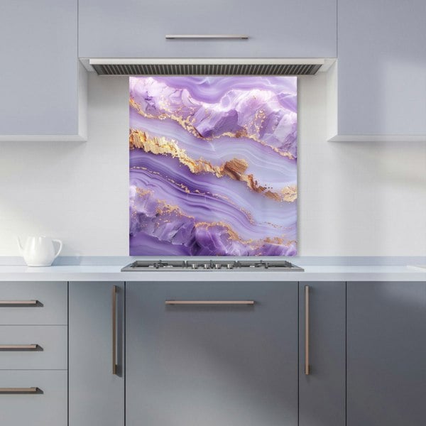 Warren Reed - Designer Light Purple Marble Effect Kitchen Splashback