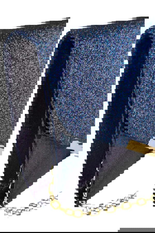 Paulo Due Envelope Glitter Tube Clutch Bag