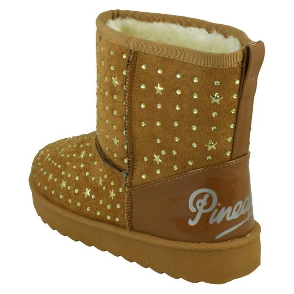 Pineapple Girls Pineapple Boots With Star Detailing H4200