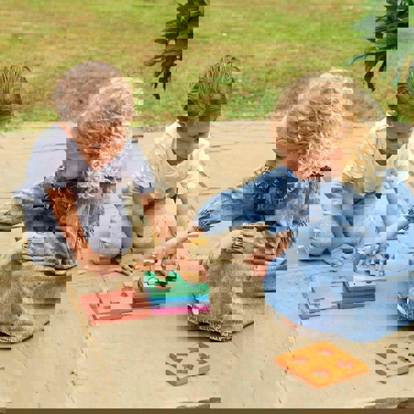 tickit Rainbow Wooden Shape Stacker