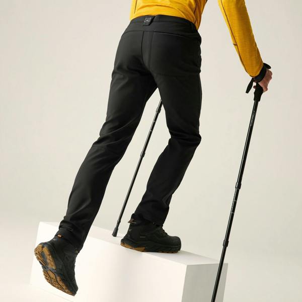 Regatta Mens Fenton Softshell Trousers - Black - 
