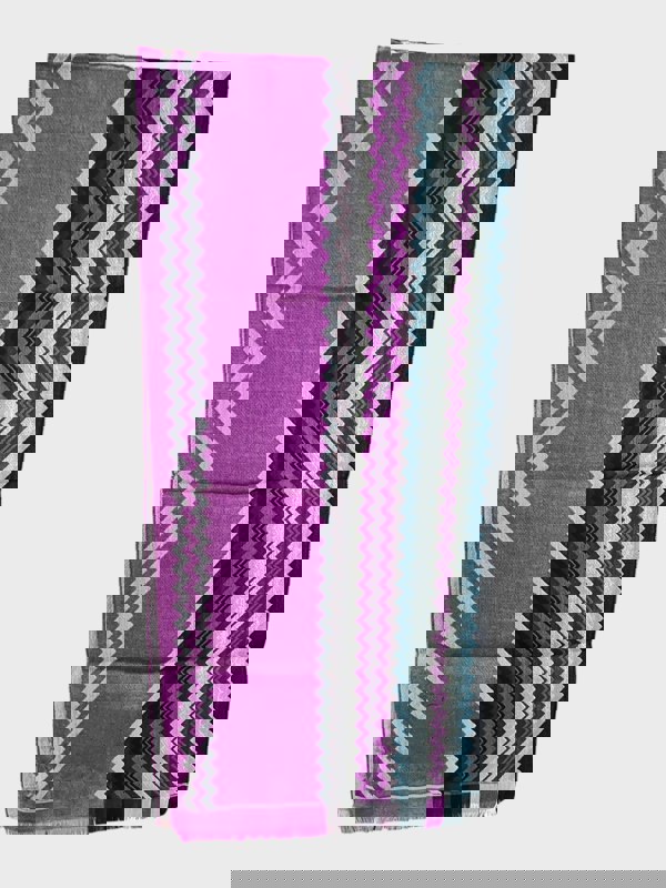 Missoni Fuchsia Scarf Wool Purple