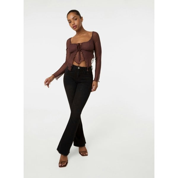 Pink Vanilla Long Sleeve Butterfly Top