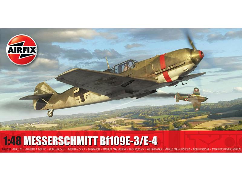 Airfix German Messerschmitt Bf109E-3/E-4 (1:48 Scale)