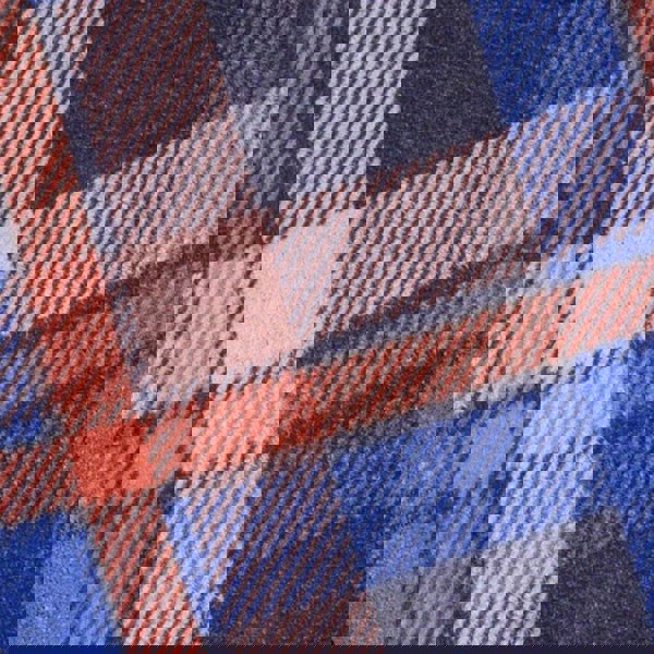 Women's Button Cuff Check Gloves | Soft Moleskin Fabric