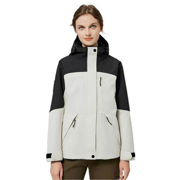 Anniou Women's Waterproof 3-in-1 Ski Jacket - beige