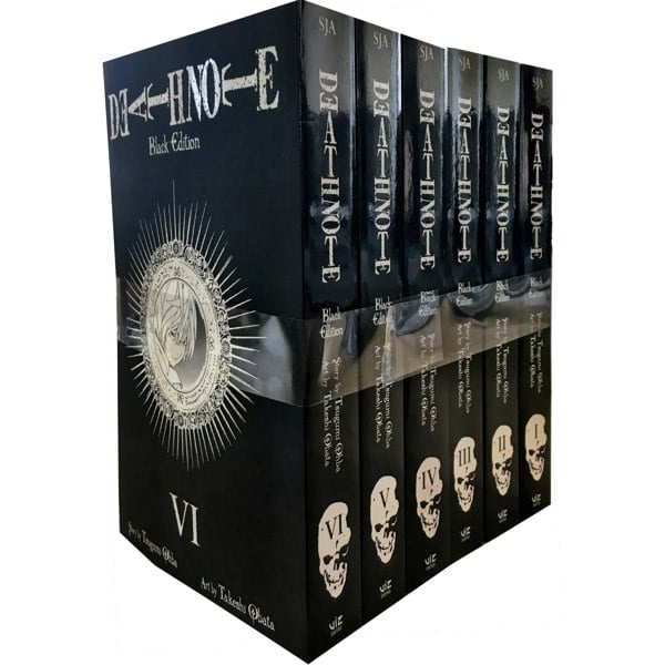 VIZ Media Death Note Black Edition Volume 1,2,3,4,5,6 Collection 6 Books Set by Tsugumi Ohba