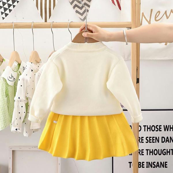 Cinda Cardigan and Skirt Set