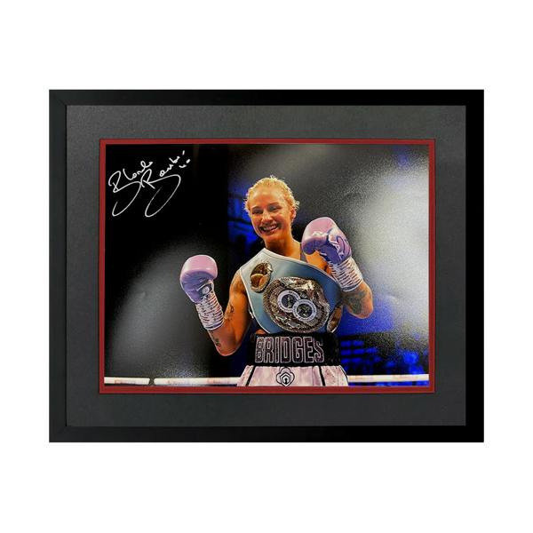 Ebanie Bridges Signed 16x12 Image Deluxe Mount Frame