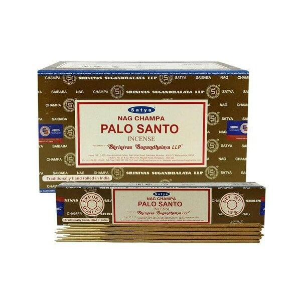 Satya Palo Santo Incense Sticks, Pack of 12