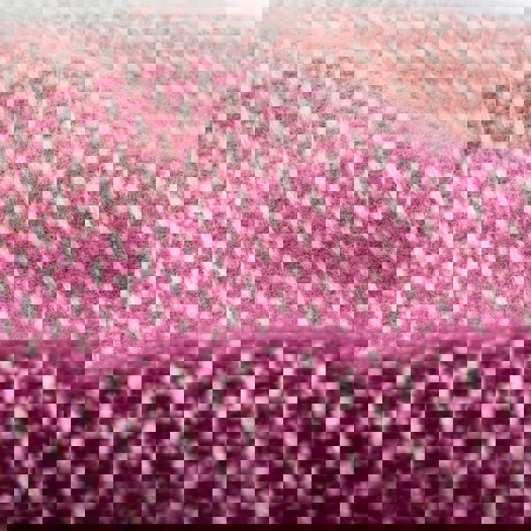 Evening Tales - Pure New Wool Blanket - Super Fluffy - Grey , Wine & Pink - Heating & Plumbing London - Throw