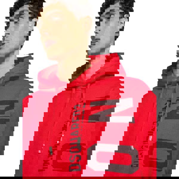 Dsquared2 Sweatshirt Red Black Print S