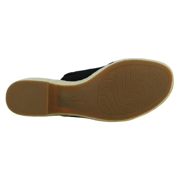 Clarks Ladies Clarks Espadrille Style Wedge Sandals Maritsa Mule