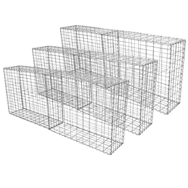 Monstershop Gabion Baskets 100 x 80 x 30cm / 6 Pack