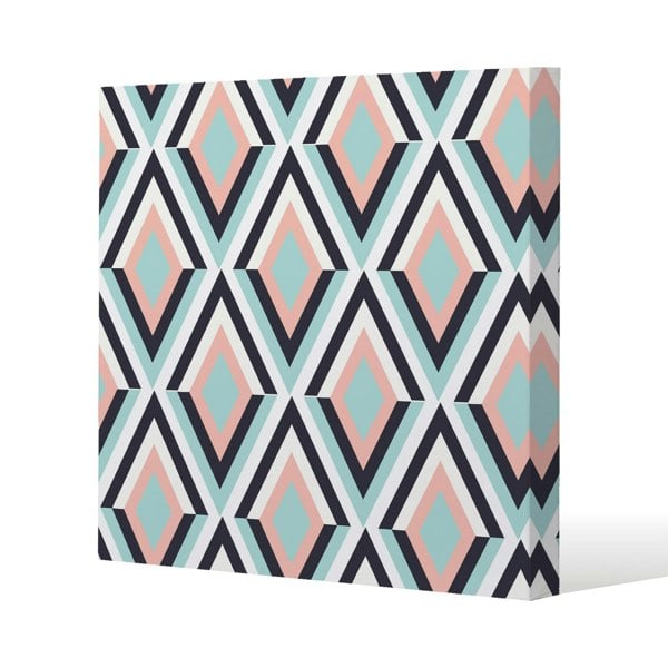 Benjamin Tate Design Geometric Pattern (Canvas Print)