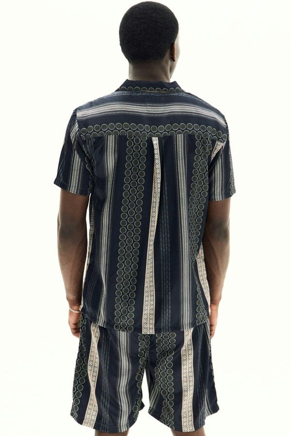 Elaina Fashion Men’s Premium Matching Shirt & Shorts Set – Regular fit