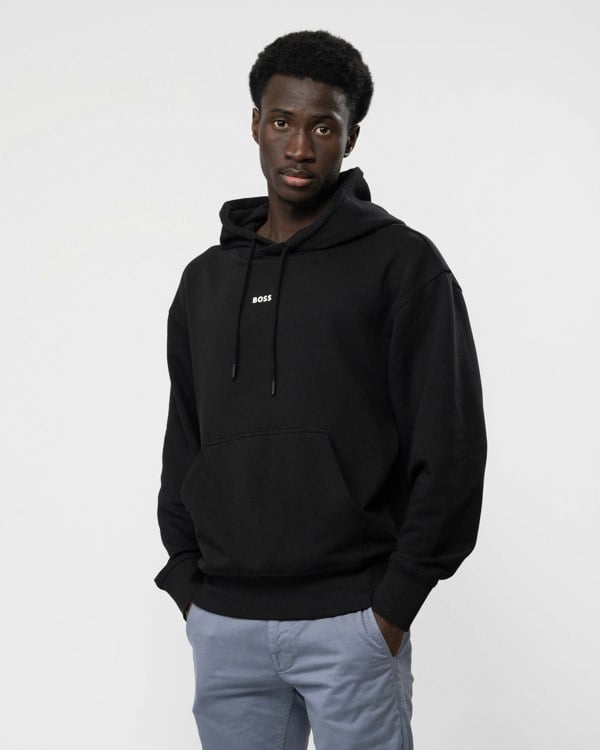 BOSS Orange WeSmallhood Mens Hoodie - Black 001