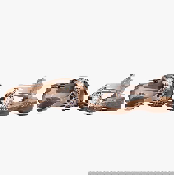 Rieker 60880-90 Womens Sandals - Metallic