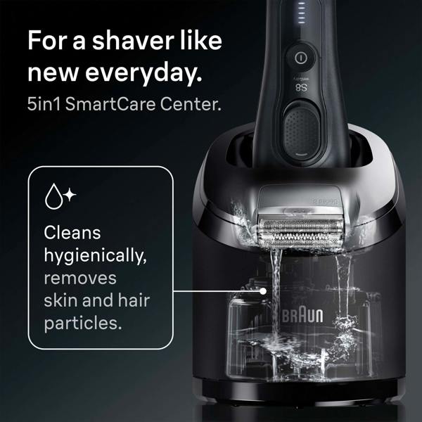 Braun Series Shavers Series 8 8663CC Grey Electric Shaver - Additional 5