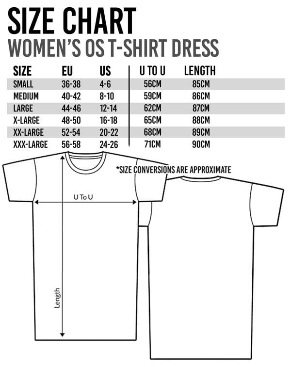 AC/DC Womens Grey Logo Oversized Short Sleeved T-Shirt