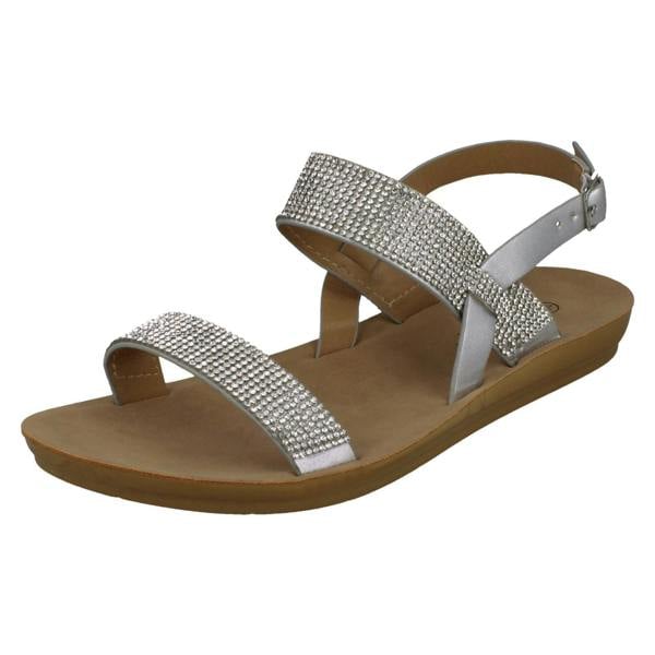 Savannah Ladies Savannah Diamante Sandals F00242