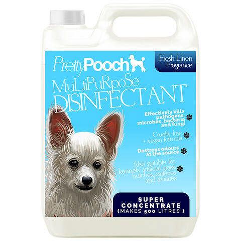 Pretty Pooch Multipurpose Disinfectant - Cleaner, Sanitiser, Deodoriser - Concentrated Formula - Fresh Linen