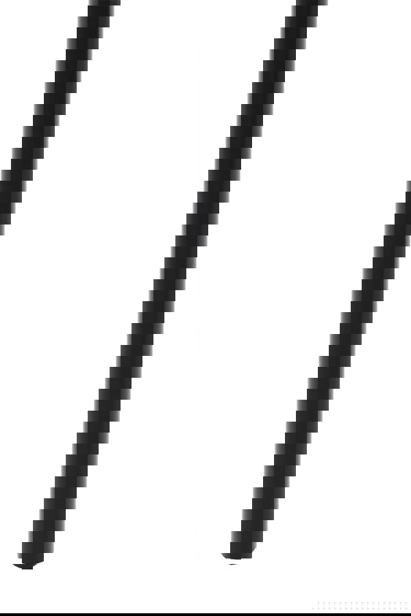 Living and Home 72cm/28.35 inch 4Pcs Black Round Metal Table Legs with Plastic Foot Pads Furniture Replacement Legs for Dining Table Dressing Table