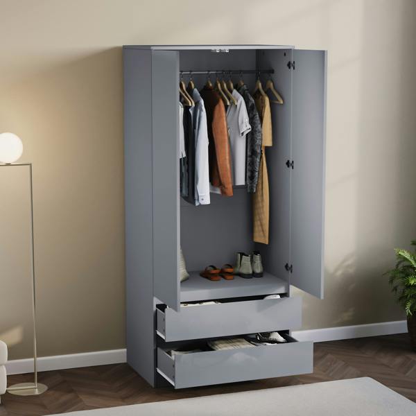Vida Designs Glinton 2 Door 2 Drawer Wardrobe