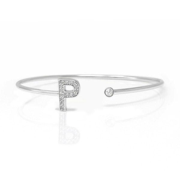 Say It With Me and Mine Bangle - Sterling Silver