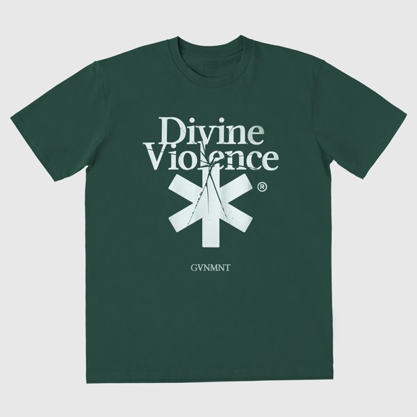 GVNMNT Clothing Co Divine Violence Tee - Jade