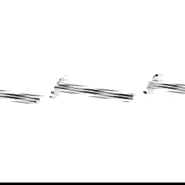 Polished chrome towel rail