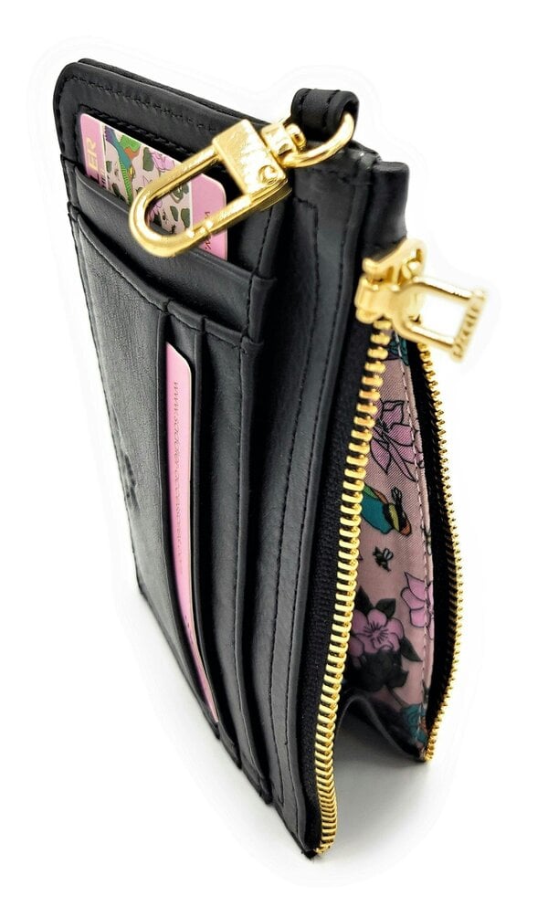 SADDLER PIPER Real Leather Designer Top Zip Card Holder| Gift Boxed