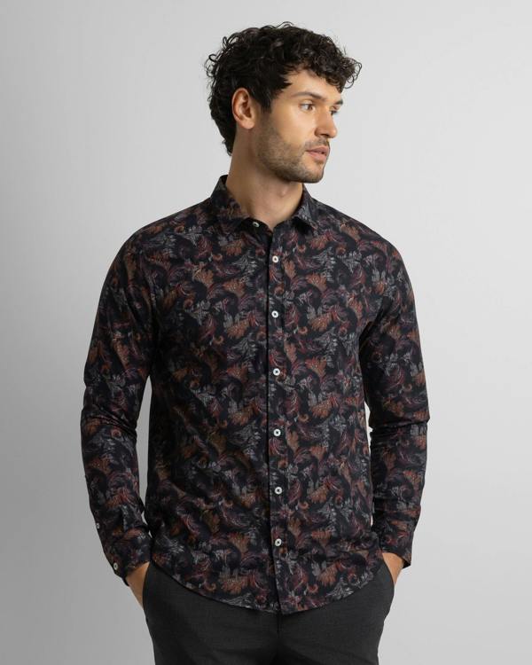 Steel & Jelly Limited Edition Seasonal Leaf Slim Fit Shirt