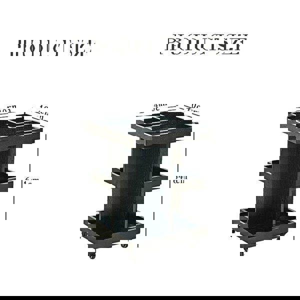 Cassandra Narrow Side Table, Black-Weilai Concept-Weilai Concept