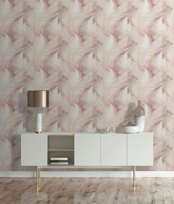 Plumes Blush Wallpaper image 3
