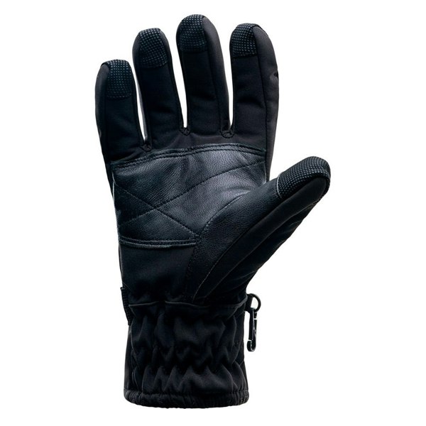 Hi-Tec Mens Lansa Logo Ski Gloves - Black