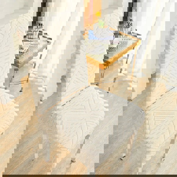 Anyseat Chair Cover Beige Triangular Design with Elastic Material for Dining Room Kitchen Wedding Hotel Banquet Restaurant