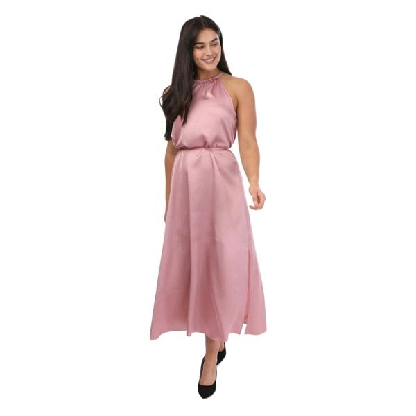 Ted Baker Womens/Ladies Roxieyy Halter Neck Midaxi Dress - Pink