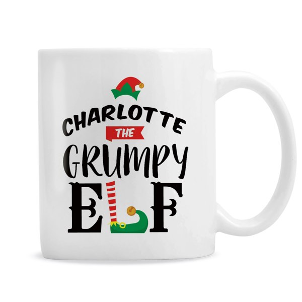Personalised Memento Company Personalised Elf Christmas Mug