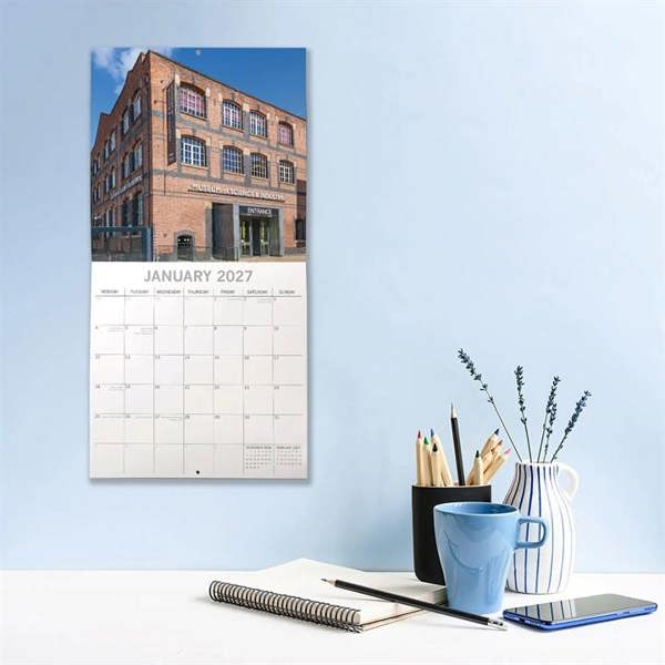 Manchester Calendar 2027, Wall Calendars, Month To View, Travel, Gift