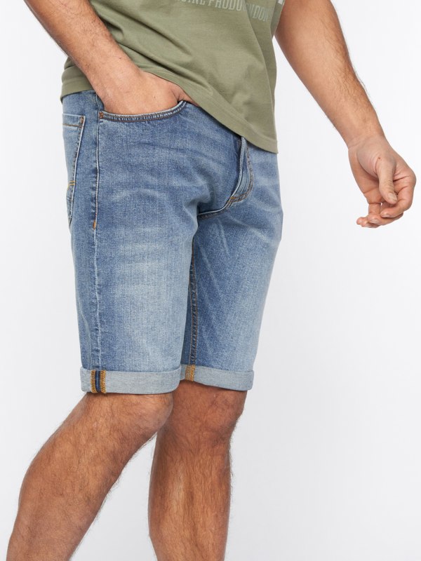 Duck and Cover Zeki Shorts Stone Wash