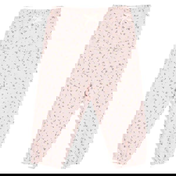 Baby Girls Floral Printed Legging, Pink - Minicuddles