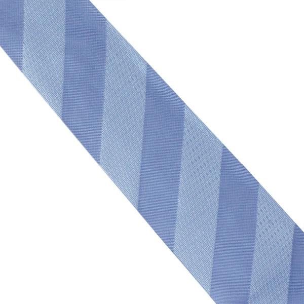 Dunhill luxurious woven silk tie in a longtail and grosgrain stripe pattern